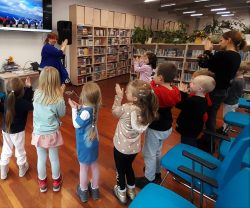 Zajęcia z elementami biblioterapii dla przedszkolaków w Filii w Kórniku/Bninie